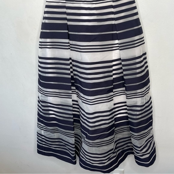 Nicholas Positano Striped Strapless Midi Dress - Picture 3 of 9